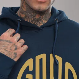ADRO Men Printed Hooded Sweatshirt image 2