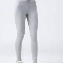 studiofit women Studiofit by Westside Grey Ruched High-Rise Leggings-picture-40