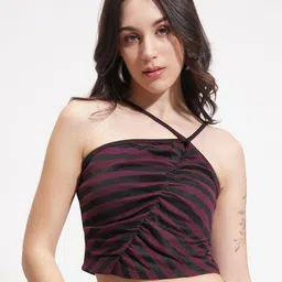 Street By Tokyo Talkies Striped Crop Top-picture-19