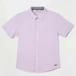 Fame Forever by Lifestyle Kids Lilac Cotton Regular Fit Shirt-image-90