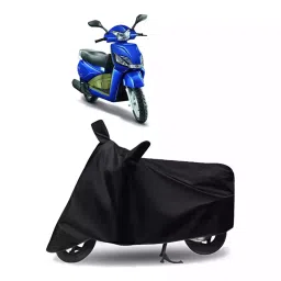 Auto Pearl Bike Cover for Mahindra Gusto 125 (Black)-picture-20