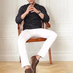 Anouk Rustic Men Ethnic Motifs Printed Daily Pure Cotton Straight Kurta image 5