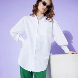 Style Quotient White Oversized Shirt-picture-22
