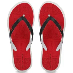Carlton London Women's Black & Red Flip Flops-image-40