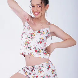 SSoShHub Printed V-Neck Night suit-picture-13