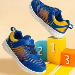 Hopits Striped Velcro Closure Shoes - Blue-picture-15