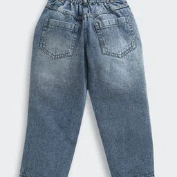 Barbie by Tiny Girl Denim Mattel Featuring Character Printed Jeans - Blue image 3