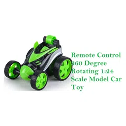 FunBlast 360 Degree Rotating Remote Control Stunt Car  Green image 4