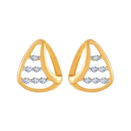 P.C. Chandra Jewellers 14 kt Gold & Diamond Earrings-picture-40