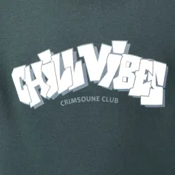 Crimsoune Club Boys Green Printed Sweatshirt image 4