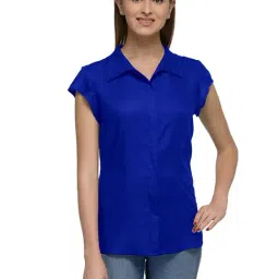 PATRORNA Royal Blue Regular Fit Shirt-picture-23