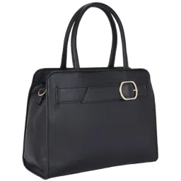 Forever Glam by Pantaloons Black Solid Medium Handbag-picture-27