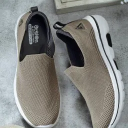 Action Men's Beige Running Shoes image 1