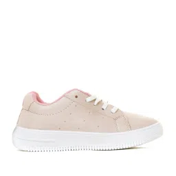 khadim Pro by Khadims Women's Cream Sneakers image 1