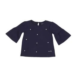Allen Solly Junior Navy Embellished Top image 1