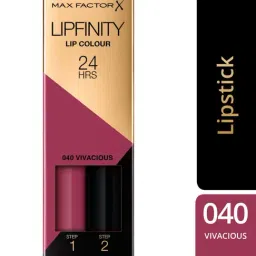 Max Factor Lipfinity Lip Colour + Top Coat 040 Vivacious image 2