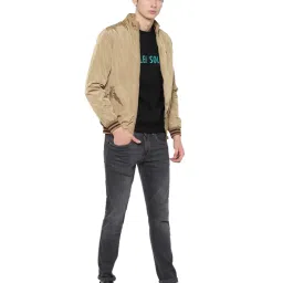 Solly Sport by Allen Solly Beige Regular Fit Jacket image 5