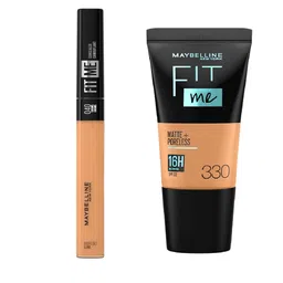Maybelline Set of New York Fit Me Matte+Poreless Foundation-330 + Concealer-40-picture-37