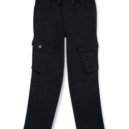 Gini & Jony Boys Black Solid Trousers-picture-46