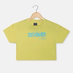 Allen Solly Junior Yellow Graphic Print T-Shirt-picture-26