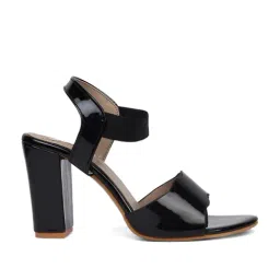 Elle Women's Black Ankle Strap Sandals-picture-40