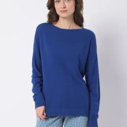 Vero Moda Blue Regular Fit Sweater-picture-33