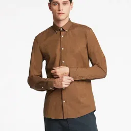 Lindbergh Brown Button Down Collar Shirt-picture-26