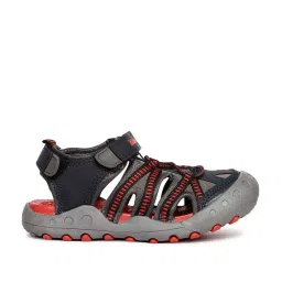 Bubblegummers by Bata Kids Grey & Red Floater Sandals image 1