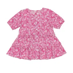 H by Hamleys Girls Pink Printed Top-picture-29