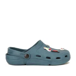 Bubblegummers by Bata Kids Teal Blue Back Strap Clogs image 1