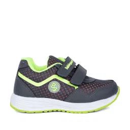 Bubblegummers by Bata Kids Grey & Green Velcro Shoes image 1