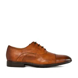 Ruosh Men's Tan Oxford Shoes image 1