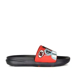 Bubblegummers by Bata Kids Red & Black Casual Slides image 1
