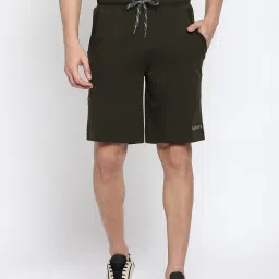 Van Heusen Athleisure Regular Fit Smart Tech Easy Stain Release Shorts - Moss Green image 1