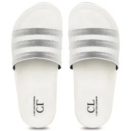 Carlton London Men's Off White Slides image 1