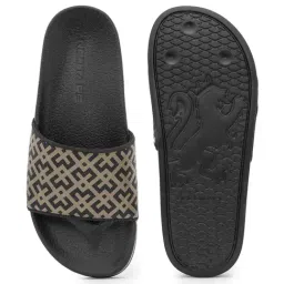 Red Tape Women's Sunnies Black & Brown Slides image 5