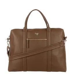 Baggit Mud PVC Solid Laptop Messenger Bag image 1