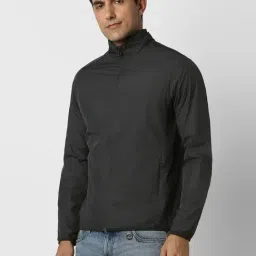 Peter England Black Regular Fit Jacket image 3