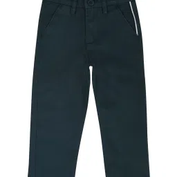 allen solly junior Allen Solly Kids Navy Solid Trousers image 1