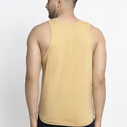 Friskers Multi Cotton Slim Fit Printed Gym Vest - Pack of 2 image 3