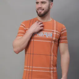 Venitian- Forbidden Clothing Orange Slim Fit Printed T-Shirt image 1