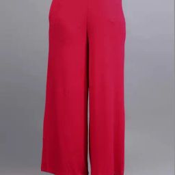 Lyra Pink Cotton Flared Pants-picture-19