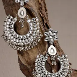 Karatcart Silver Earrings for Women-picture-20
