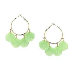 Bohey by KARATCART Contemporary Hoop Earrings image 2