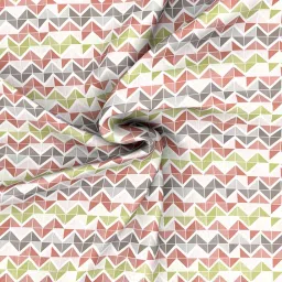 in-house by maspar Maspar Modern Sanctuary Red & Green Cotton 210 TC Bed Sheet Set image 5