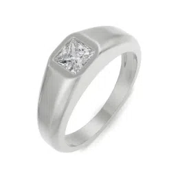 EMORI White Gold William Princess Cut Diamond Ring-image-69