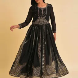 Wishful by W Black Embellished Maxi Dress image 1