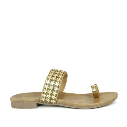 Inc.5 Women's Gold Toe Ring Sandals image 1