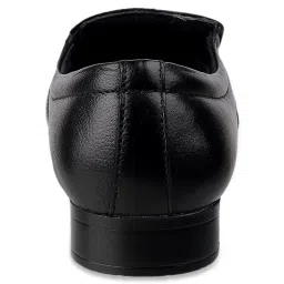 Metro Men's Black Formal Loafers image 5