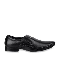 Metro Men's Black Formal Loafers image 1